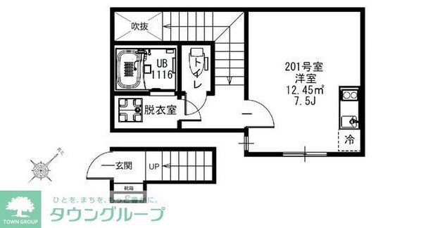 エスカレラ上福岡の物件間取画像